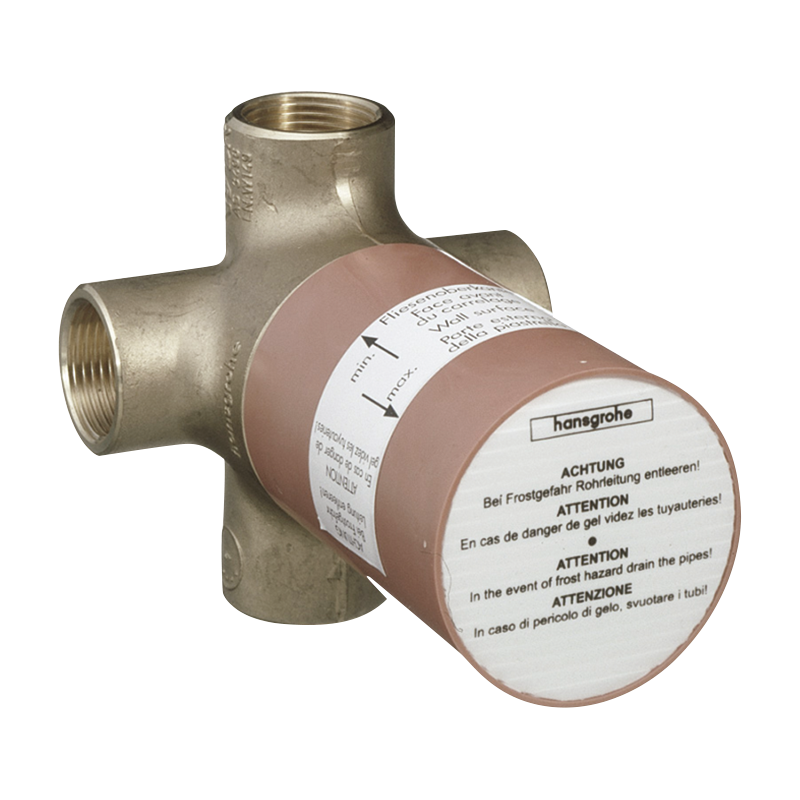 Zestaw podstawowy do zaworu przełączającego Quattro, podtynkowy HANSGROHE 15930180