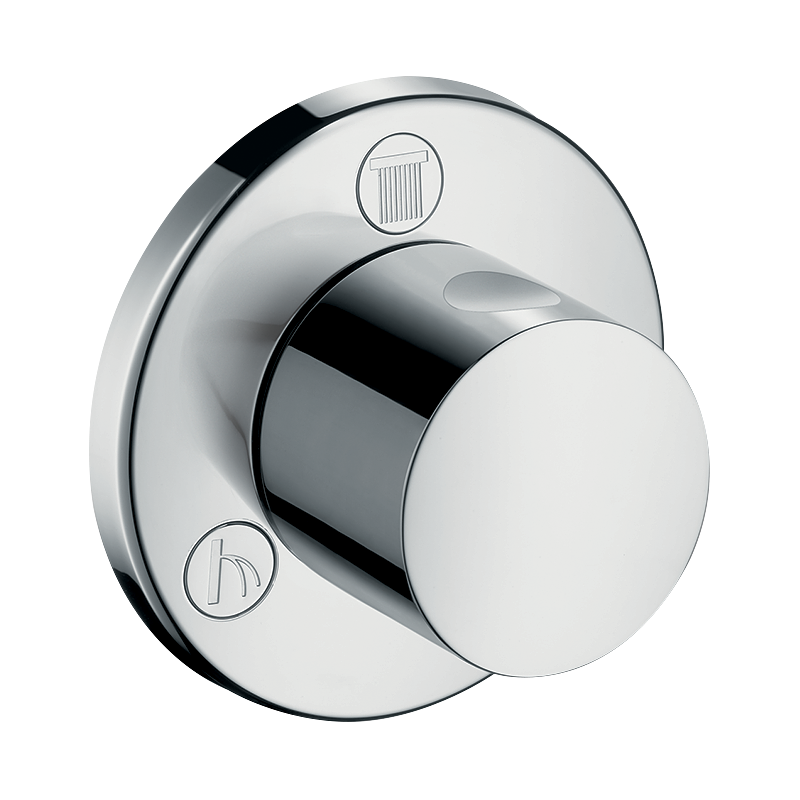 Zawór odcinająco-przełączający Trio/Quattro, podtynkowy Chrom HANSGROHE 15932000