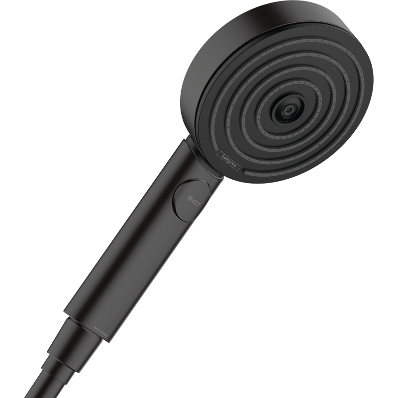 Główka prysznicowa 105 3jet Relaxation EcoSmart Czarny Matowy Pulsify Select S HANSGROHE 24111670