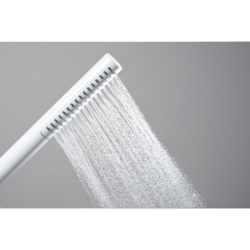 Główka prysznicowa 100 1jet EcoSmart, Slim Biały Matowy Pulsify S HANSGROHE 24125700