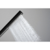 Główka prysznicowa 100 1jet EcoSmart+, Slim Czarny Matowy Pulsify S HANSGROHE 24126670