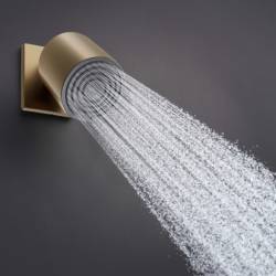 Przyłącze ścienne do głowicy prysznicowej 105 Brąz Szczotkowany Pulsify HANSGROHE 24139140