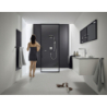 Zestaw prysznicowy 105 3jet Relaxation EcoSmart z drążkiem 65 cm Chrom Pulsify Select S HANSGROHE 24161000