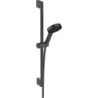 Zestaw prysznicowy 105 3jet Relaxation EcoSmart z drążkiem 65 cm Czarny Matowy Pulsify Select S HANSGROHE 24161670