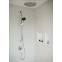 Zestaw prysznicowy 105 3jet Relaxation EcoSmart z drążkiem 90 cm Chrom Pulsify Select S HANSGROHE 24171000