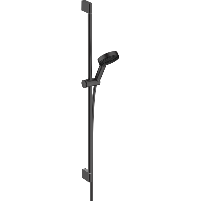 Zestaw prysznicowy 105 3jet Relaxation EcoSmart z drążkiem 90 cm Czarny Matowy Pulsify Select S HANSGROHE 24171670