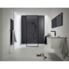 Zestaw prysznicowy 105 3jet Relaxation EcoSmart z drążkiem 90 cm Czarny Matowy Pulsify Select S HANSGROHE 24171670