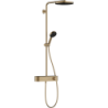 Komplet prysznicowy 260 1jet z termostatem ShowerTablet Select 400 Brąz Szczotkowany Pulsify S HANSGROHE 24220140