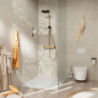 Komplet prysznicowy 260 1jet EcoSmart z termostatem ShowerTablet Select 400 Brąz Szczotkowany Pulsify S HANSGROHE 24221140
