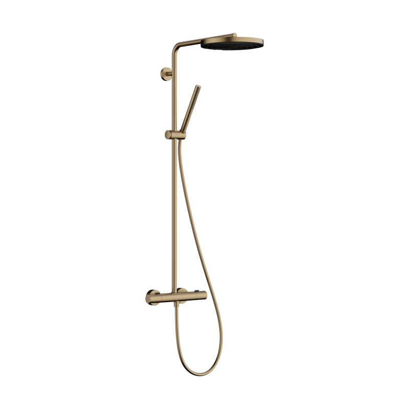 Komplet prysznicowy 260 1 jet z Ecostat Fine Brąz Szczotkowany Pulsify S Puro HANSGROHE 24222140