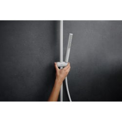 Komplet prysznicowy 260 1 jet EcoSmart z termostatem Biały Matowy Pulsify S Puro HANSGROHE 24223700