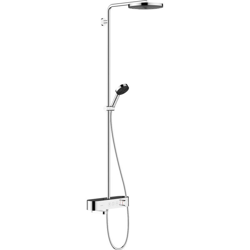 Komplet prysznicowy 260 1jet z termostatem ShowerTablet 400, wannowy Chrom Pulsify S HANSGROHE 24230000