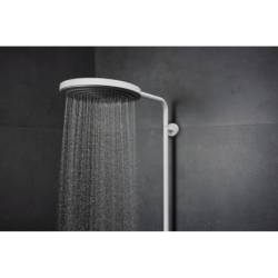 Komplet prysznicowy 260 1jet EcoSmart z Ecostat Fine i główką prysznicową 3jet Biały Matowy Pulsify S Puro HANSGROHE 24237700