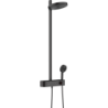 Komplet prysznicowy 260 2jet z termostatem ShowerTablet Select 400 Czarny Matowy Pulsify S HANSGROHE 24240670