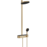 Komplet prysznicowy 260 2jet EcoSmart z termostatem ShowerTablet Select 400 Brąz Szczotkowany Pulsify S HANSGROHE 24241140