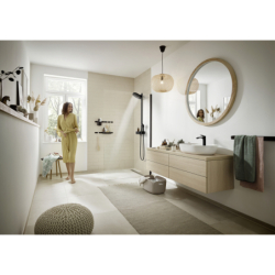 Komplet prysznicowy 260 2jet EcoSmart z termostatem ShowerTablet Select 400 Czarny Matowy Pulsify S HANSGROHE 24241670