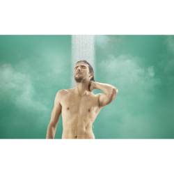System prysznic 105 3jet Relaxation z drążkiem 65 cm i termo. bat prysznic, natynkowy Chrom Pulsify Select S HANSGROHE 24260000