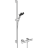 Sys. prysz. 105 3jet Relaxation EcoSmart drążek 90 cm i termo. bat. Ecostat Fine, Chrom Pulsify Select S HANSGROHE 24261000