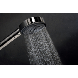 Sys. prysz. 105 3jet Relaxation EcoSmart drążek 65 cm i termo. bat. Ecostat Element, Chrom Pulsify Select S HANSGROHE 24272000