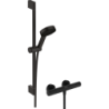 Sys. prysz. 105 3jet Relax EcoSmart drążek 65 cm i termo. bat. Ecostat Element, Czarny mat Pulsify Select S HANSGROHE 24272670