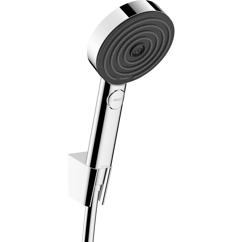 Punktowy zestaw prysznicowy 105 3jet Relaxation EcoSmart z wężem 125 cm Chrom Pulsify Select S HANSGROHE 24306000