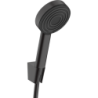 Punktowy zestaw prysznicowy 105 1jet EcoSmart+ z wężem 125 cm Czarny Matowy Pulsify S HANSGROHE 24307670