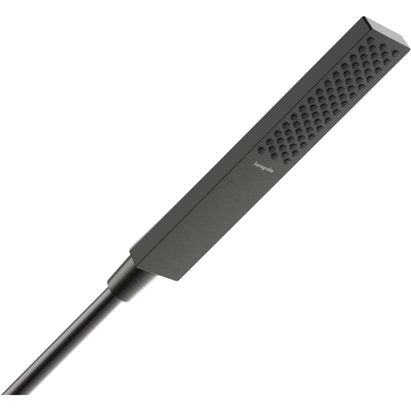 Główka prysznicowa 100 1jet EcoSmart, Slim Czarny Chrom Szczotkowany Pulsify E HANSGROHE 24320340