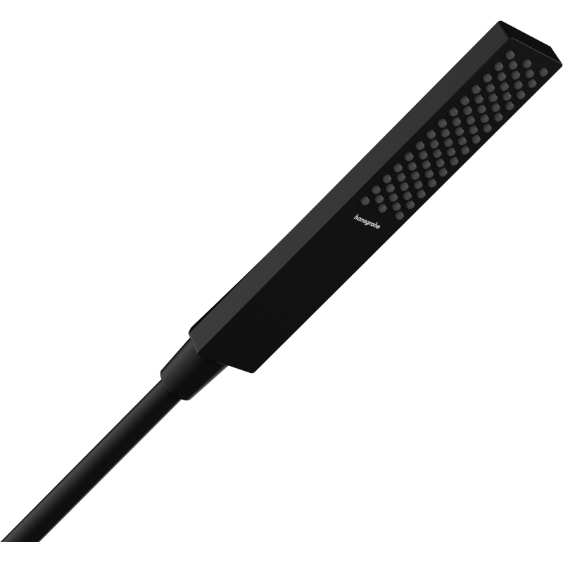 Główka prysznicowa 100 1jet EcoSmart, Slim Czarny Matowy Pulsify E HANSGROHE 24320670