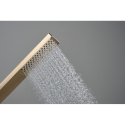 Główka prysznicowa 100 1jet EcoSmart+, Slim Brąz Szczotkowany Pulsify E HANSGROHE 24321140