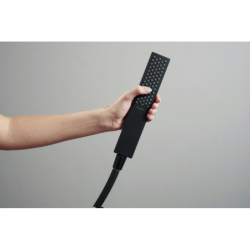 Główka prysznicowa 100 1jet EcoSmart+, Slim Czarny Matowy Pulsify E HANSGROHE 24321670