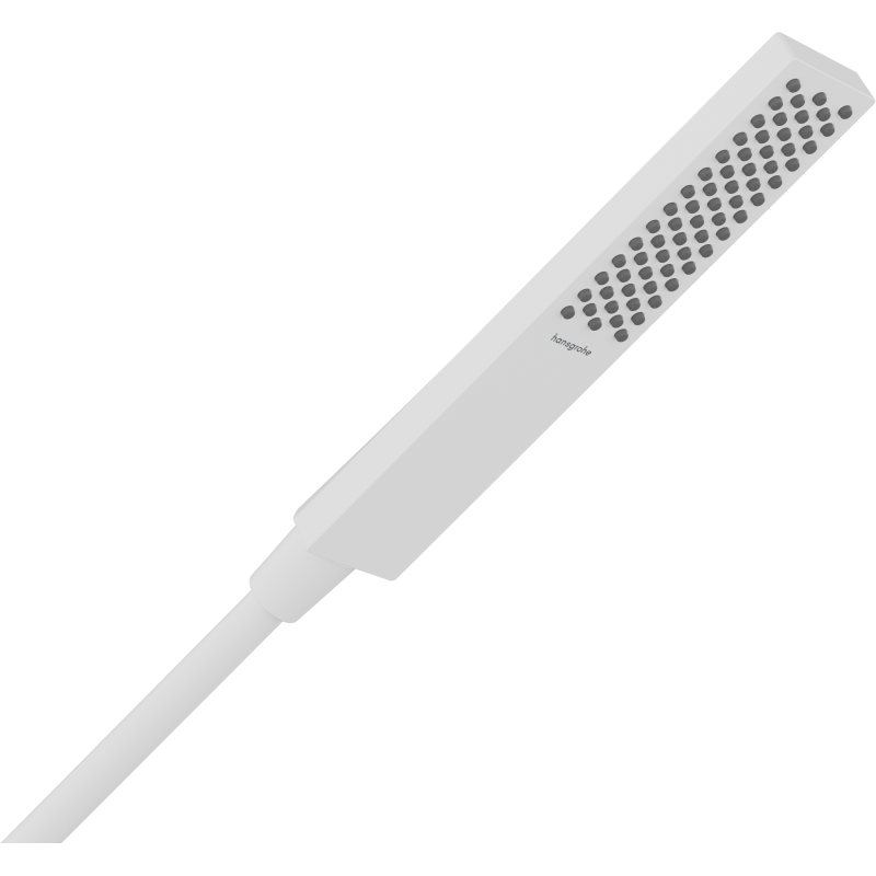 Główka prysznicowa 100 1jet EcoSmart+, Slim Biały Matowy Pulsify E HANSGROHE 24321700