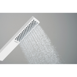 Główka prysznicowa 100 1jet EcoSmart+, Slim Biały Matowy Pulsify E HANSGROHE 24321700