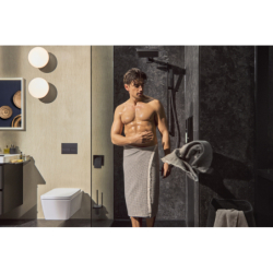 Głowica prysznicowa 260 1jet Czarny Matowy Pulsify E HANSGROHE 24330670