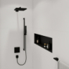 Głowica prysznicowa 260 1jet EcoSmart+ Czarny Matowy Pulsify E HANSGROHE 24333670