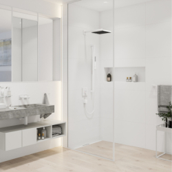 Głowica prysznicowa 260 1jet EcoSmart+ Biały Matowy Pulsify E HANSGROHE 24333700