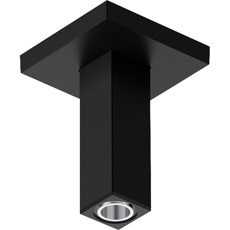 Przyłącze sufitowe E 10 cm Czarny Matowy HANSGROHE 24338670