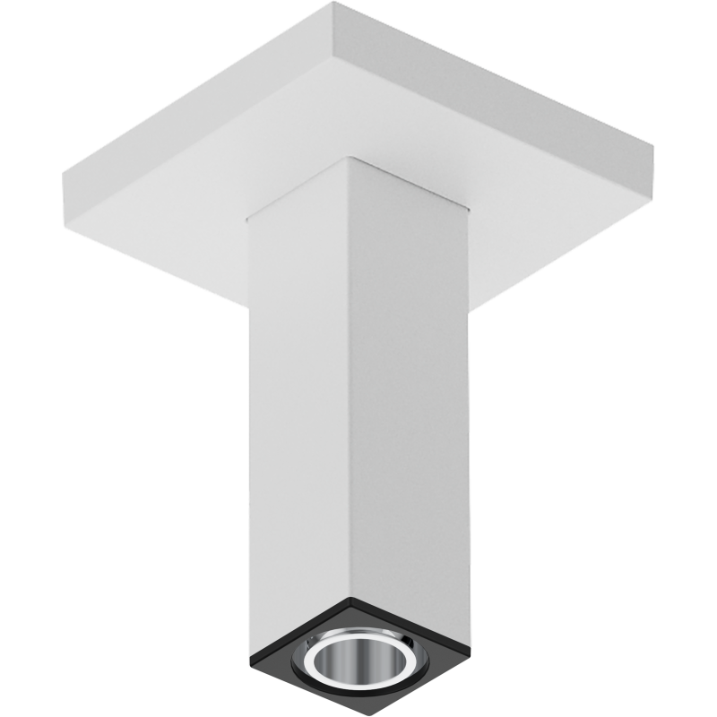 Przyłącze sufitowe E 10 cm Biały Matowy HANSGROHE 24338700