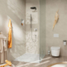 Zestaw prysznicowy 100 1jet EcoSmart+ z drążkiem 65 cm Chrom Pulsify S HANSGROHE 24373000