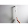 Zestaw prysznicowy 100 1jet EcoSmart+ z drążkiem 65 cm Biały Matowy Pulsify S HANSGROHE 24373700