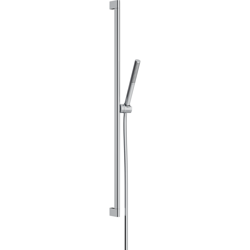 Zestaw prysznicowy 100 1jet EcoSmart+ z drążkiem 90 cm Chrom Pulsify S HANSGROHE 24383000