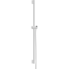 Drążek prysznic Pulsify S 90 cm z suwakiem PushSlider i wężem prysznicowym Isiflex 160cm Biały Matowy Unica HANSGROHE 24401700