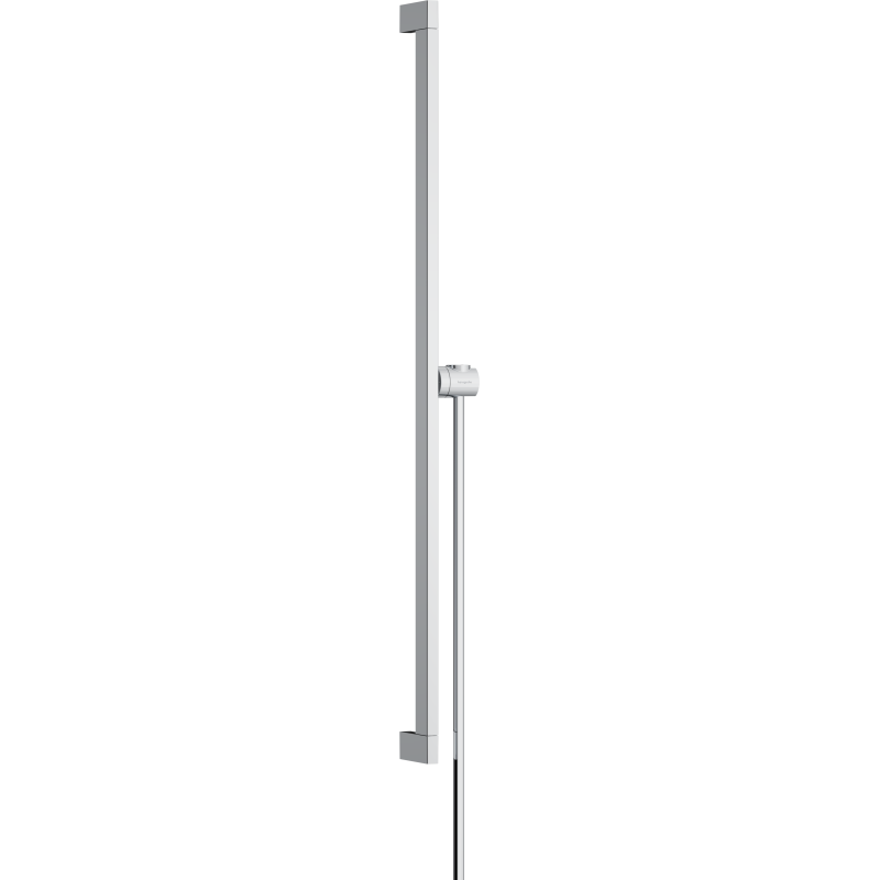 Drążek prysznicowy E Puro 90 cm z suwakiem EasySlide i wężem prysznicowym Isiflex 160cm Chrom Unica HANSGROHE 24403000