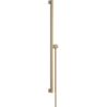 Drążek prysznic E Puro 90 cm z suwakiem EasySlide i wężem prysznicowym Isiflex 160cm Brąz Szczotkowany Unica HANSGROHE 24403140