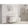Drążek prysznic E Puro 90 cm z suwakiem EasySlide i wężem prysznicowym Isiflex 160cm Brąz Szczotkowany Unica HANSGROHE 24403140