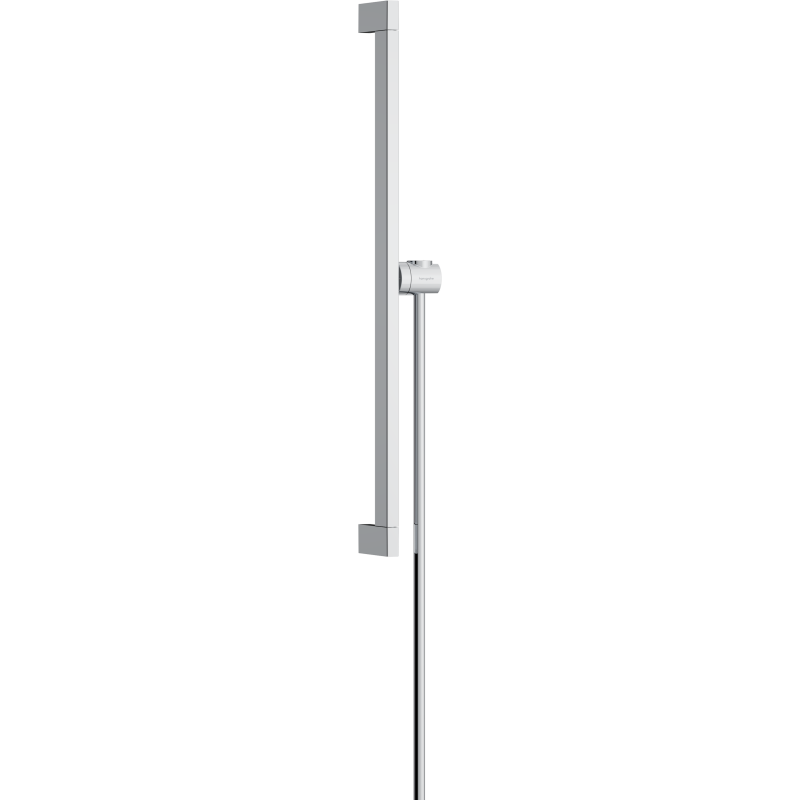Drążek prysznicowy E Puro 65 cm z suwakiem EasySlide i wężem prysznicowym Isiflex 160cm Chrom Unica HANSGROHE 24404000