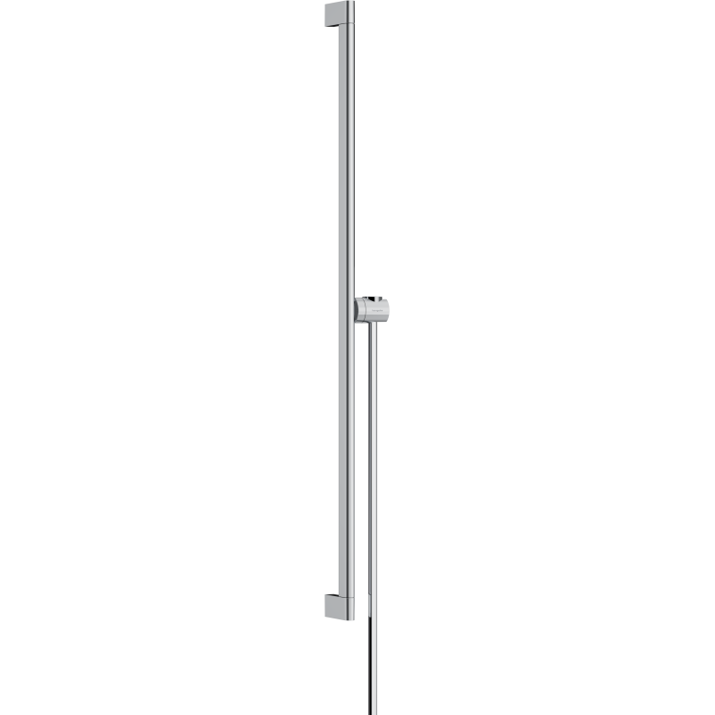 Drążek prysznicowy S Puro 90 cm z suwakiem EasySlide i wężem prysznicowym Isiflex 160cm Chrom Unica HANSGROHE 24405000