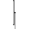 Drążek prysznicowy S Puro 90 cm z suwakiem EasySlide i wężem prysznicowym Isiflex 160cm Czarny Matowy Unica HANSGROHE 24405670