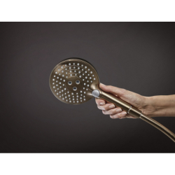 Główka prysznicowa 120 3 jet PowderRain Brąz Szczotkowany Raindance Select S HANSGROHE 26014140