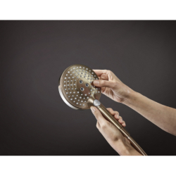 Główka prysznicowa 120 3 jet PowderRain Brąz Szczotkowany Raindance Select S HANSGROHE 26014140