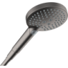 Główka prysznicowa 120 3 jet PowderRain Czarny Chrom Szczotkowany Raindance Select S HANSGROHE 26014340